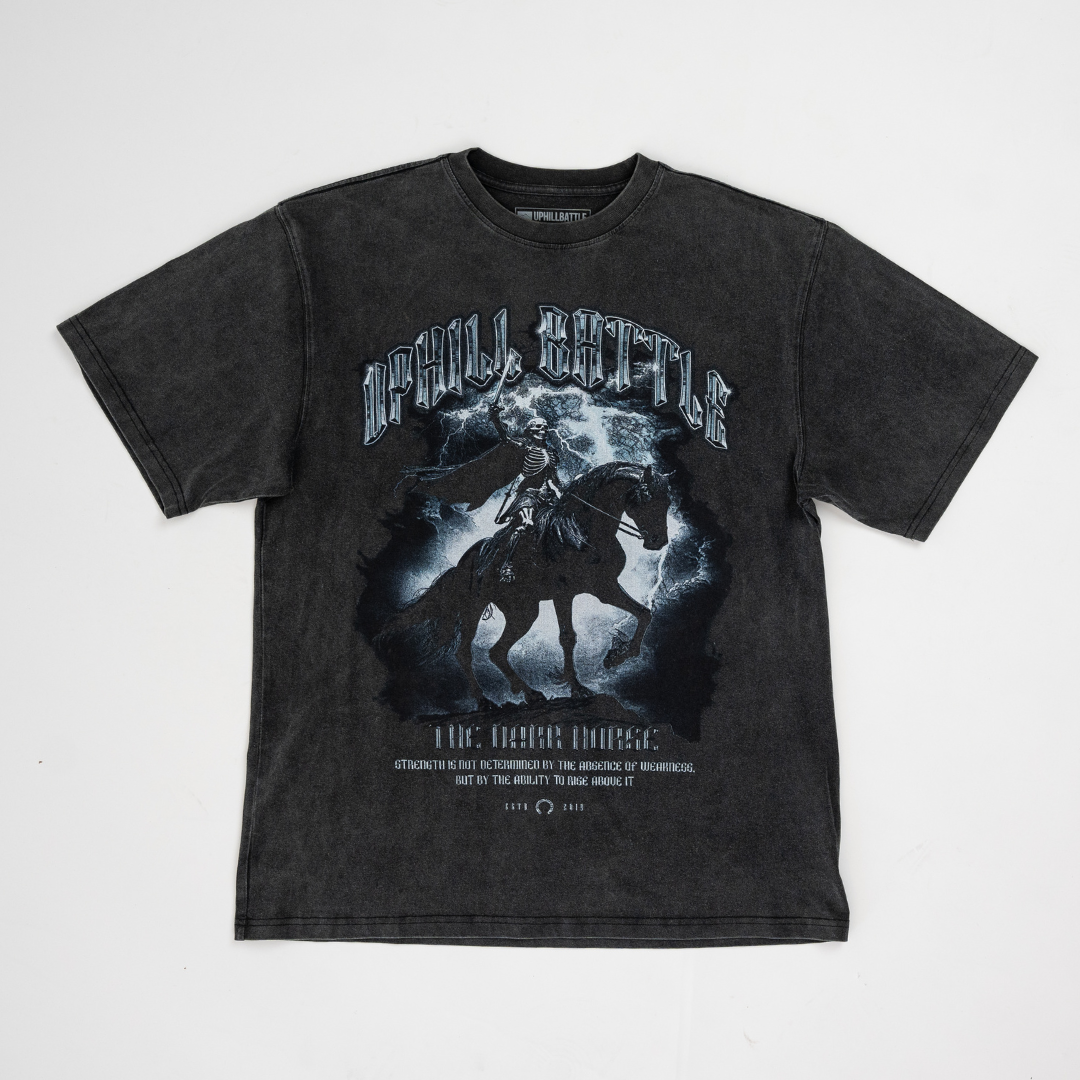 Dark Knight - Oversized Vintage Charcoal