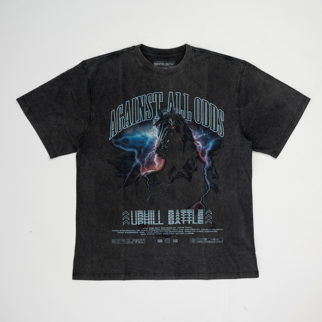 UPHILLBATTLE | Dark Horse Oversized Tee