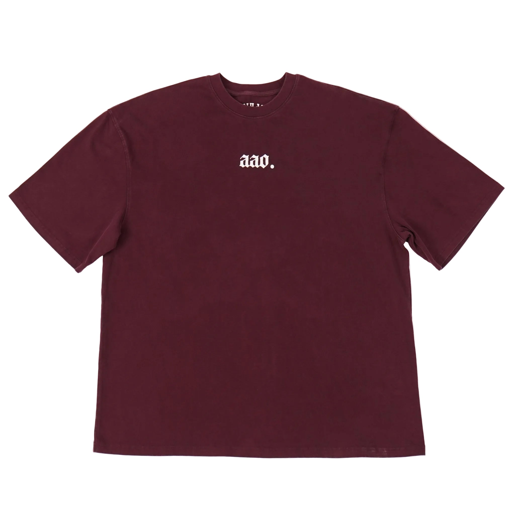 AAO Oversized Tee Maroon