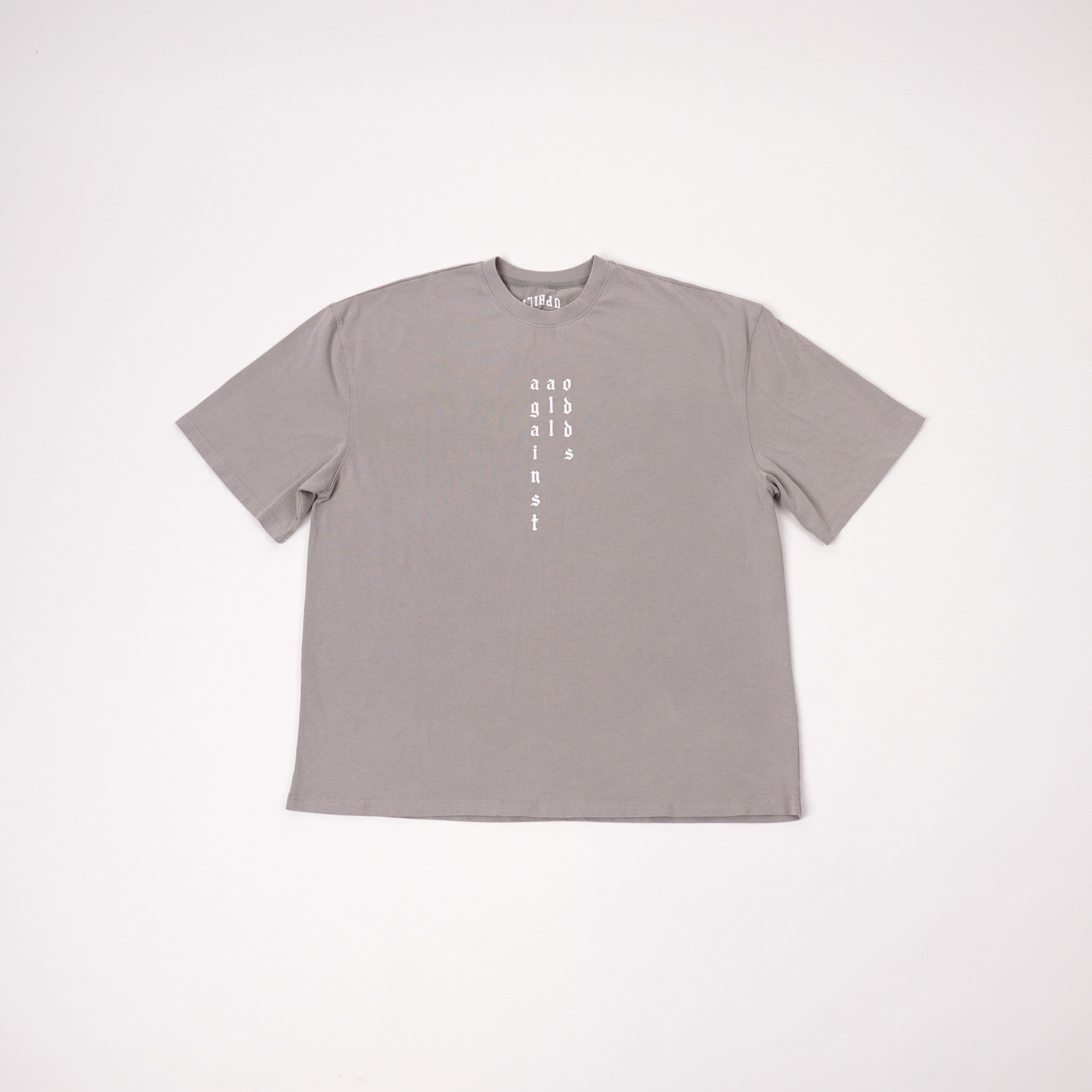 AAO Pillar Tee Concrete Grey