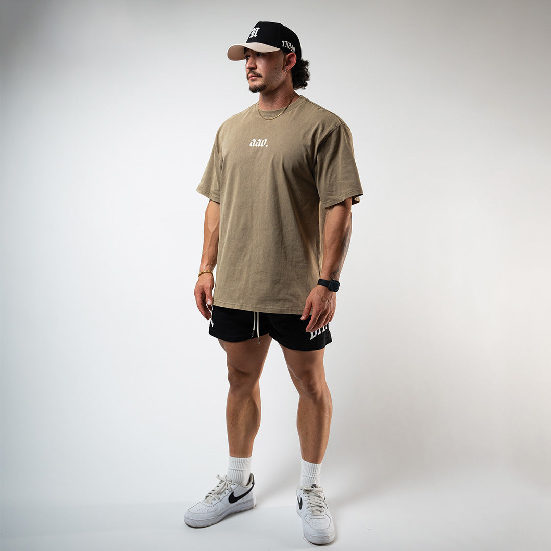 Against All Odds Oversized Tee - Vintage Olive