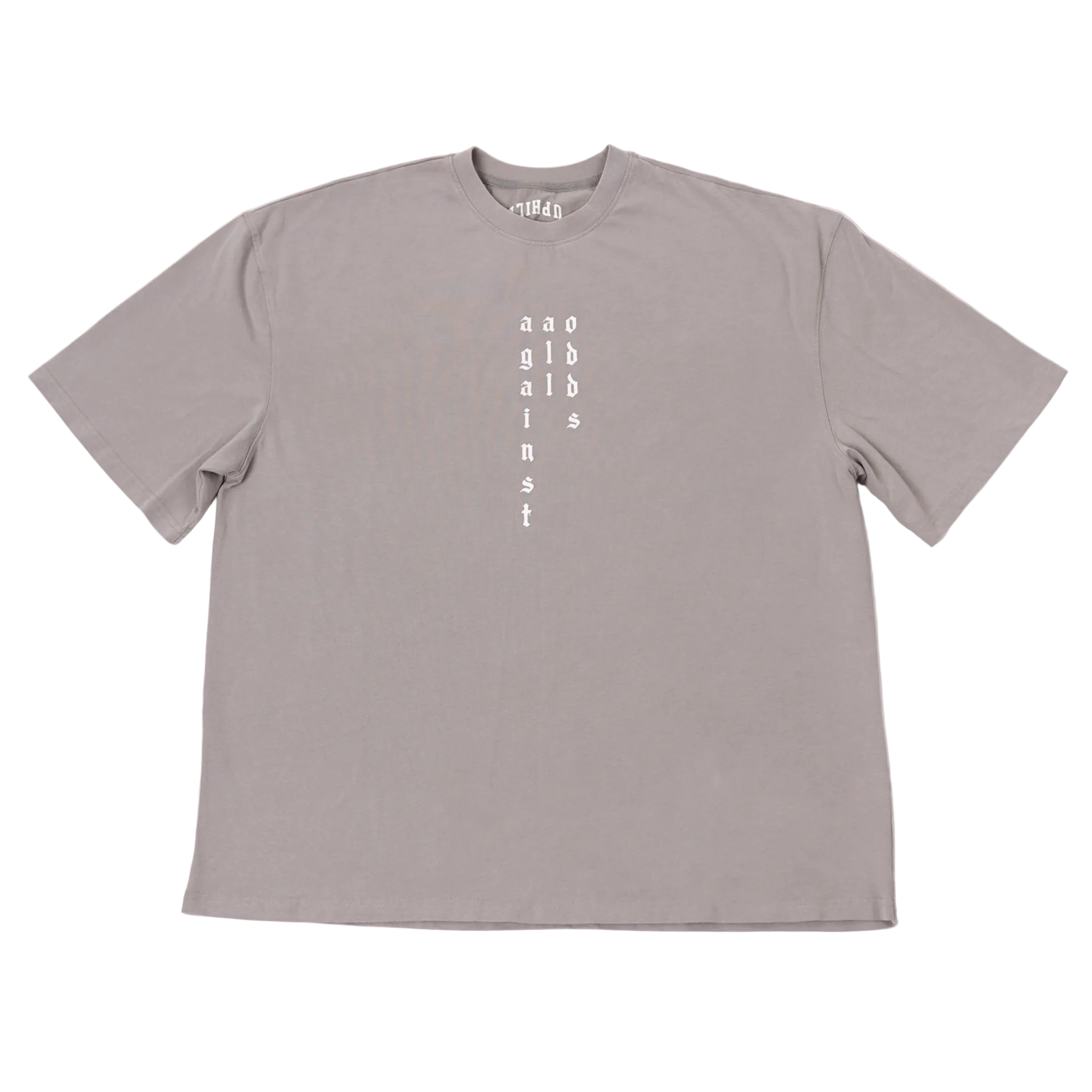 AAO Pillar Tee Concrete Grey