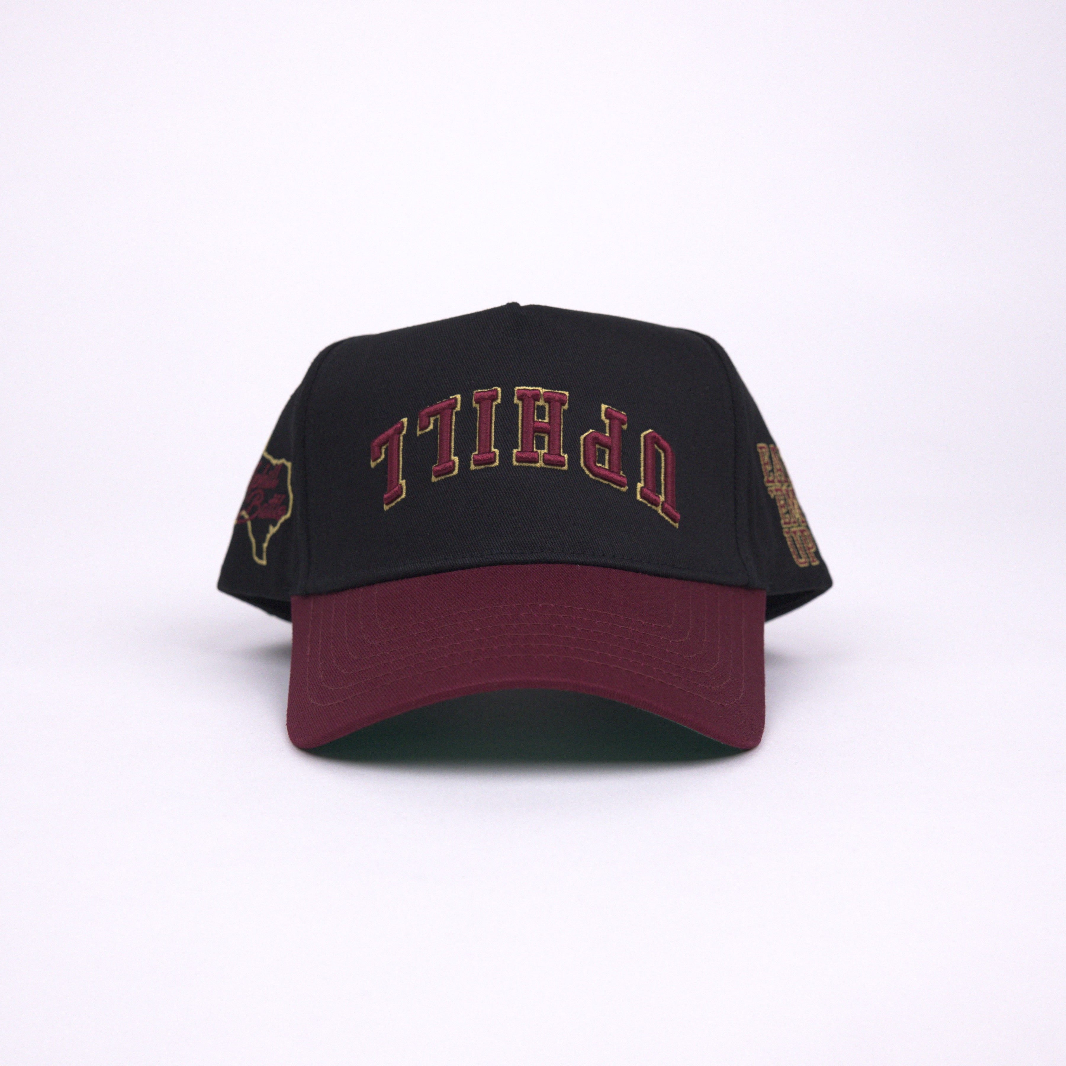 Maroon/Black ⅂⅂IHԀՈ Hat