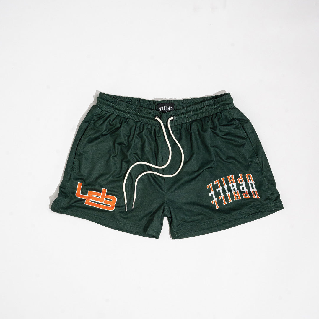 Triple Stack Uphill Shorts Green/Orange