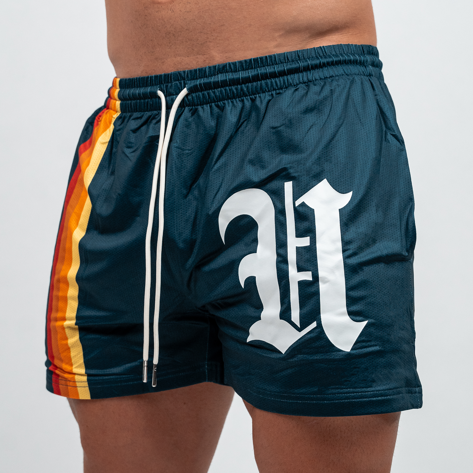 Vintage Stripe Shorts - Navy