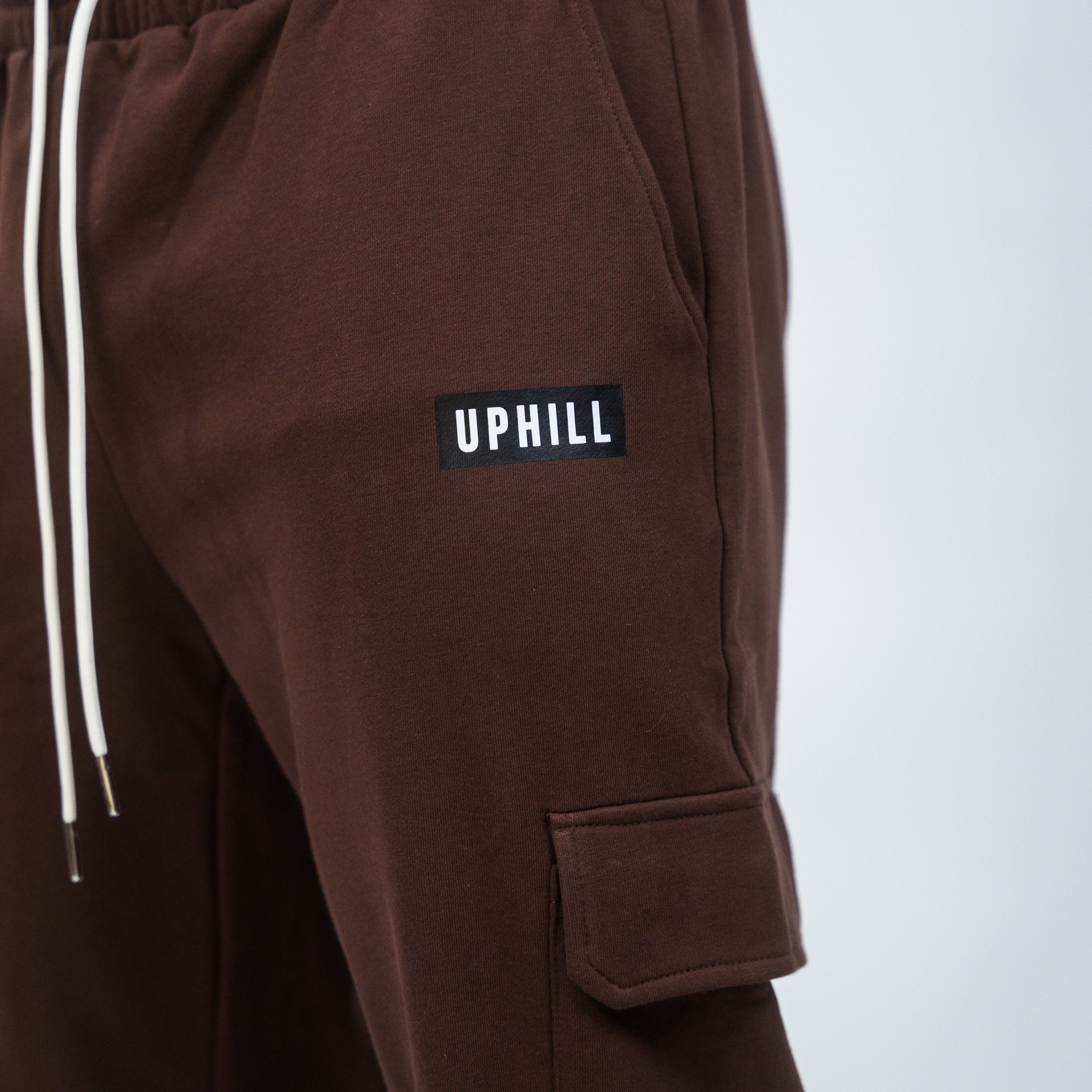 Relaxed Cargo Sweats Brown
