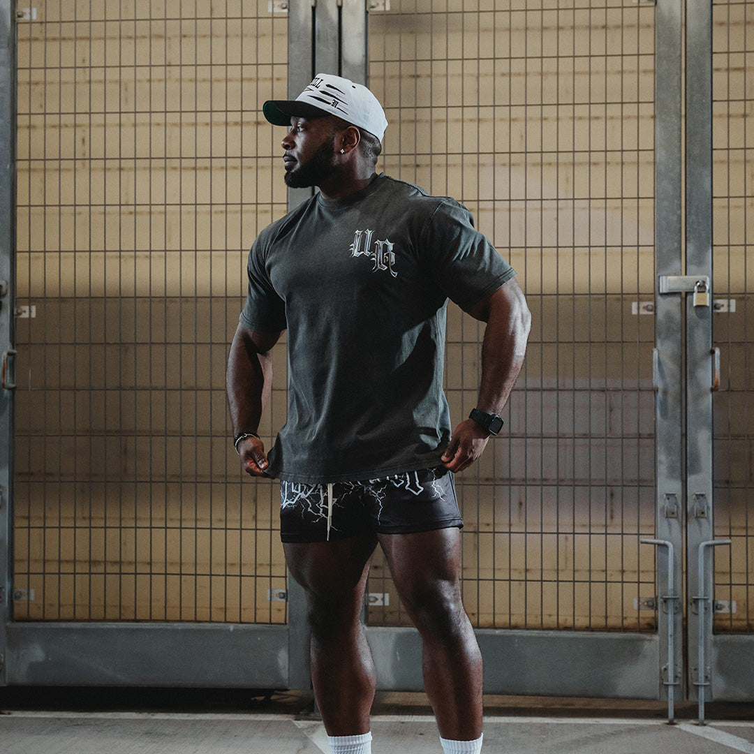Chrome Tee - Oversized Vintage Charcoal