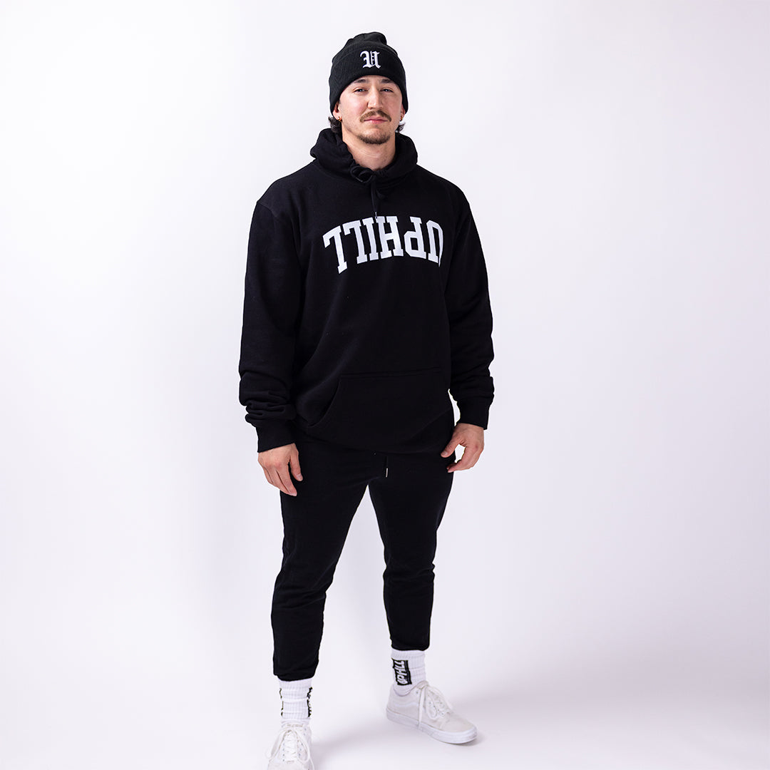 Nineteen Hoodie Black