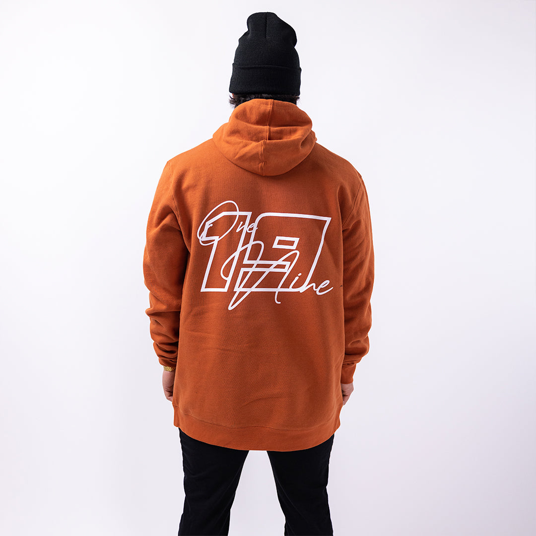 Nineteen Hoodie Burnt Orange