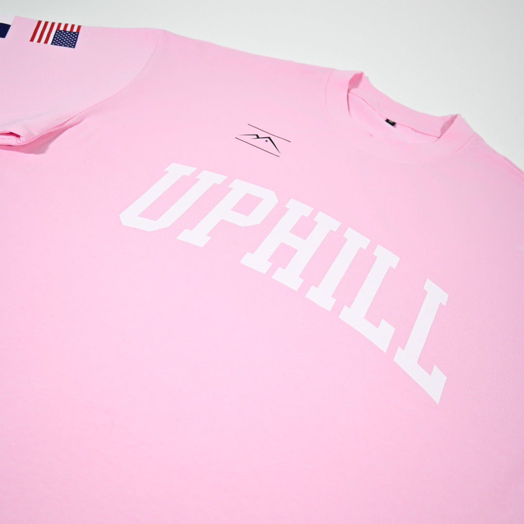 Oversized Heavyweight Tee Pink