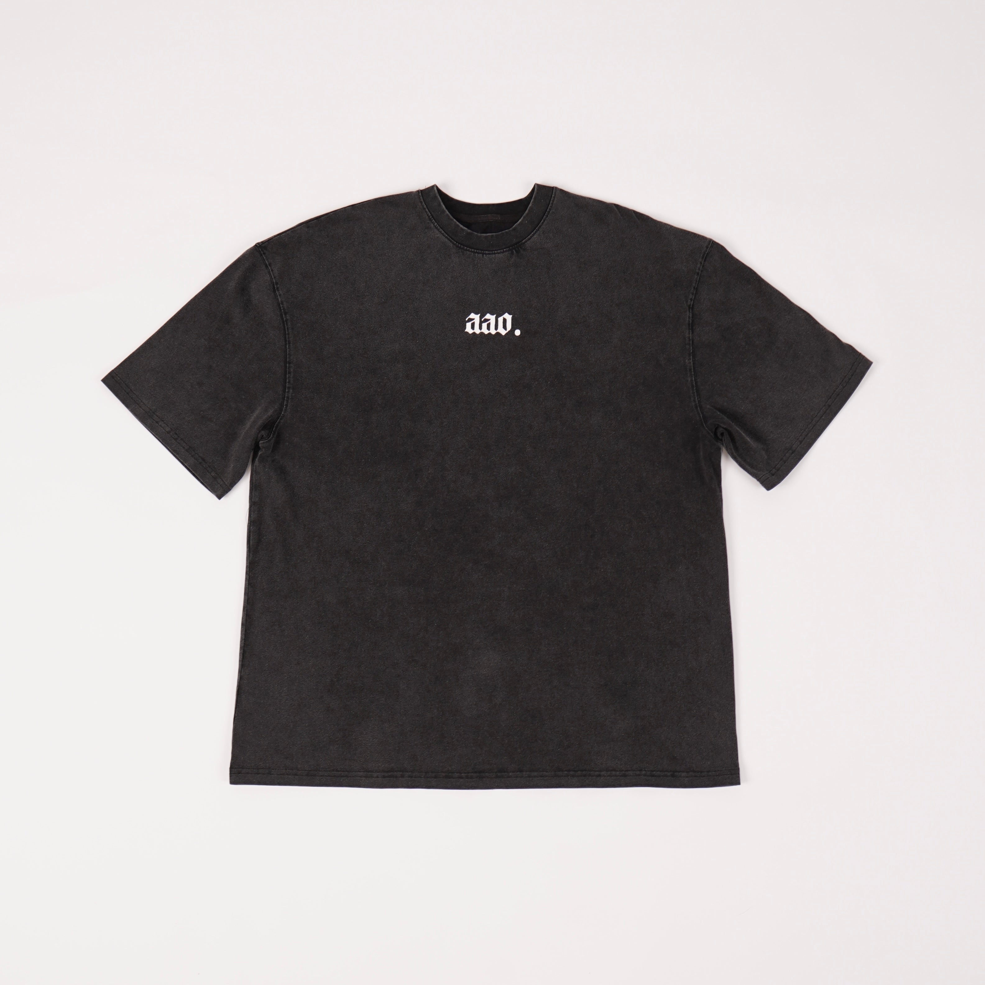 AAO Oversized Tee Vintage Black