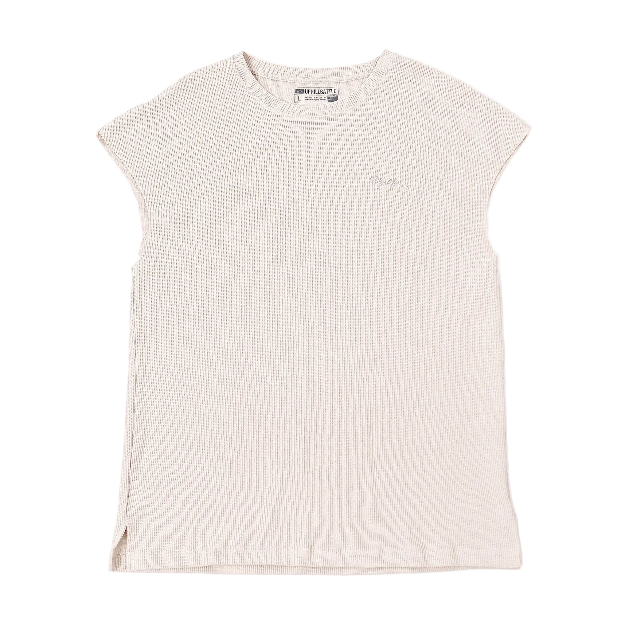 Quarter Sleeve Waffle Cream