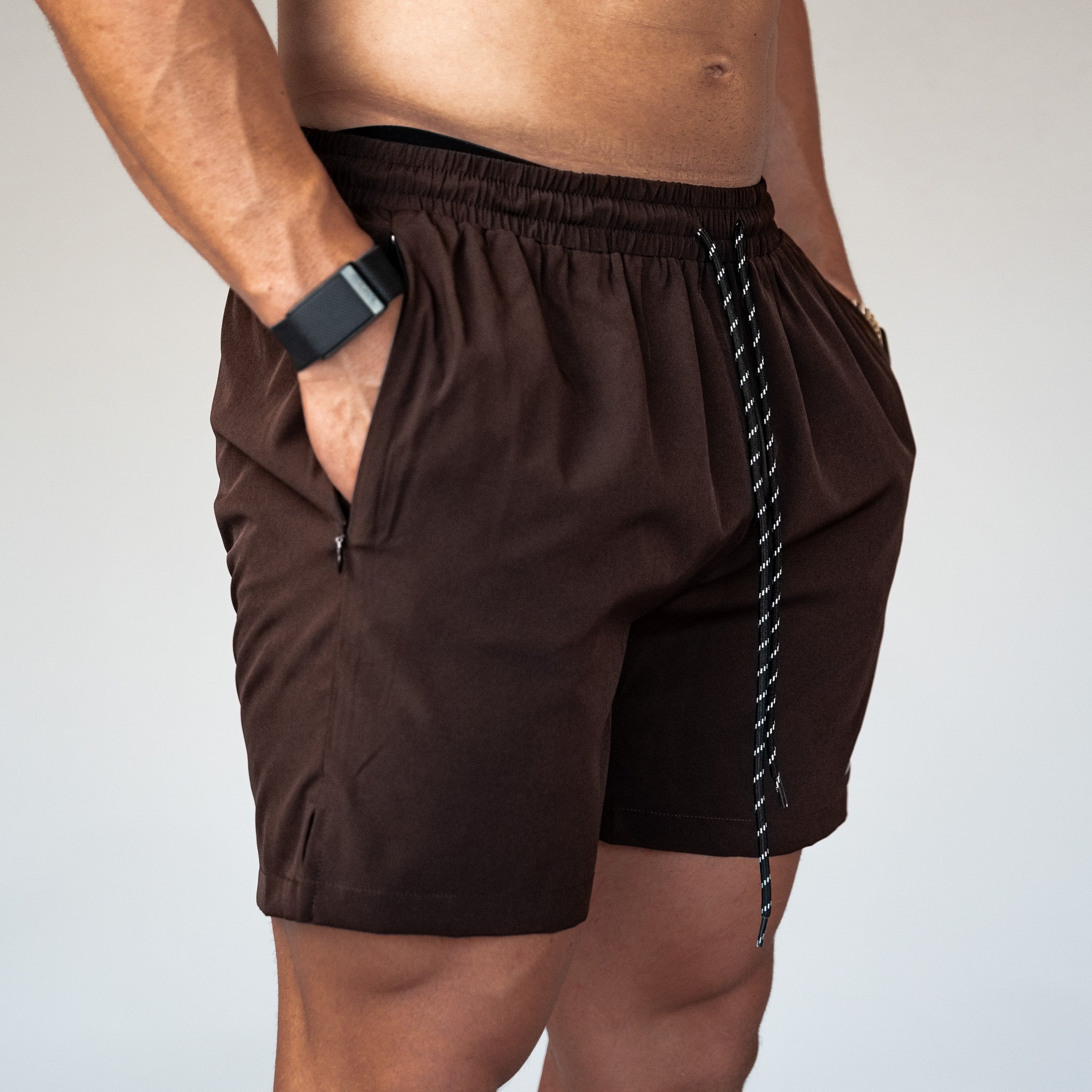 Uphill Performance Shorts Brown