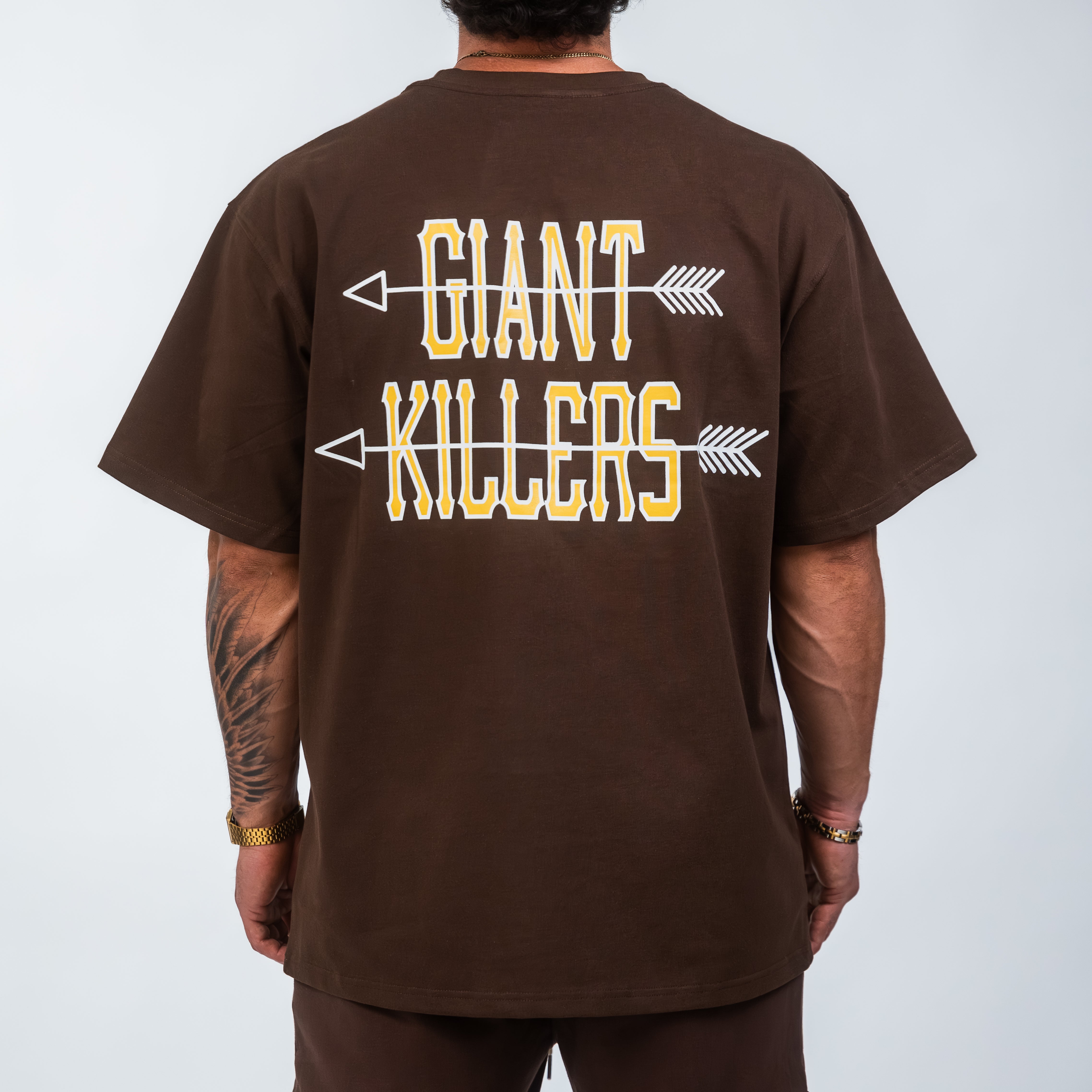 Giant Killers Brown/Yellow Tee