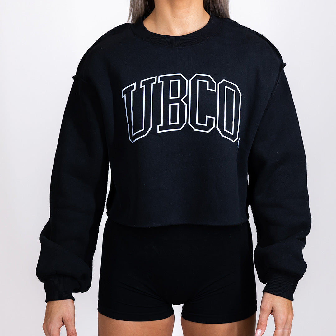 UBCO Crop Sweater Black